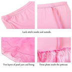 Rosenvy Women's 50s Vintage Rockabilly Petticoat Underskirt