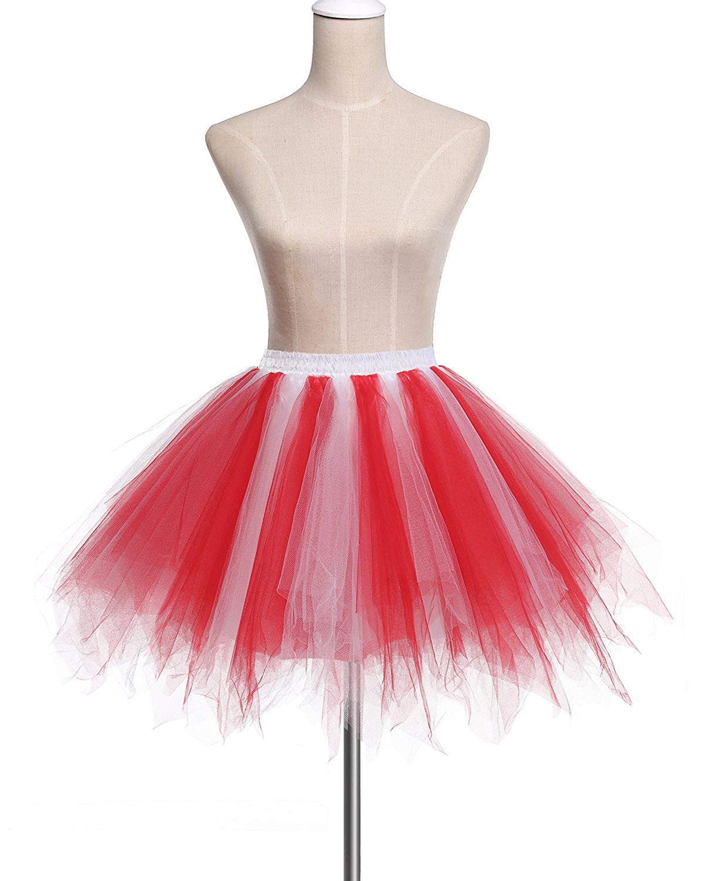 ROSENVY Camille Colorblock Tulle Tutu Skirt