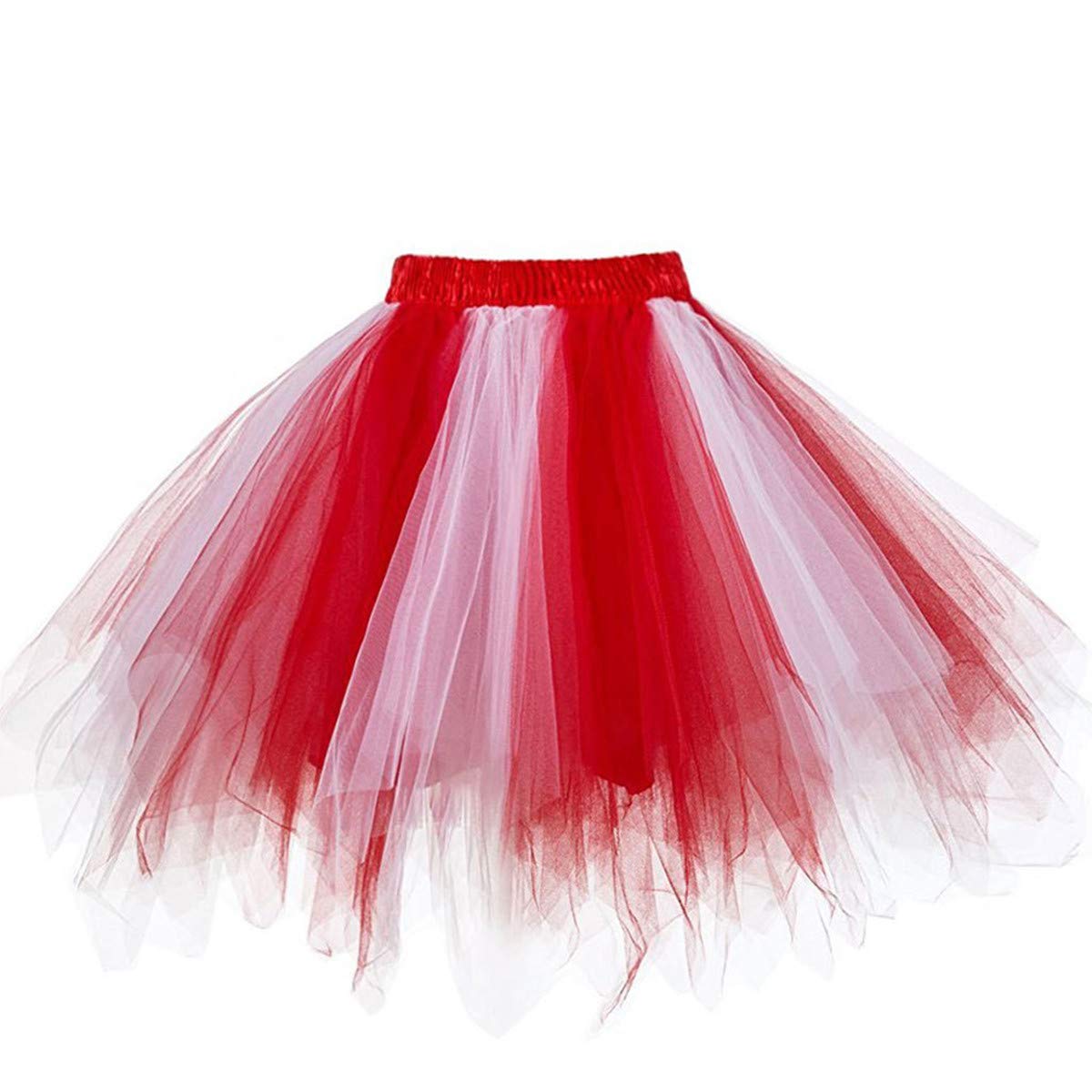 Rosenvy Women's Multicolored Ballet Tulle Tutu Skirt