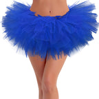 Rosenvy Women's Fluffy 5-Layer Tulle Tutu Skirt