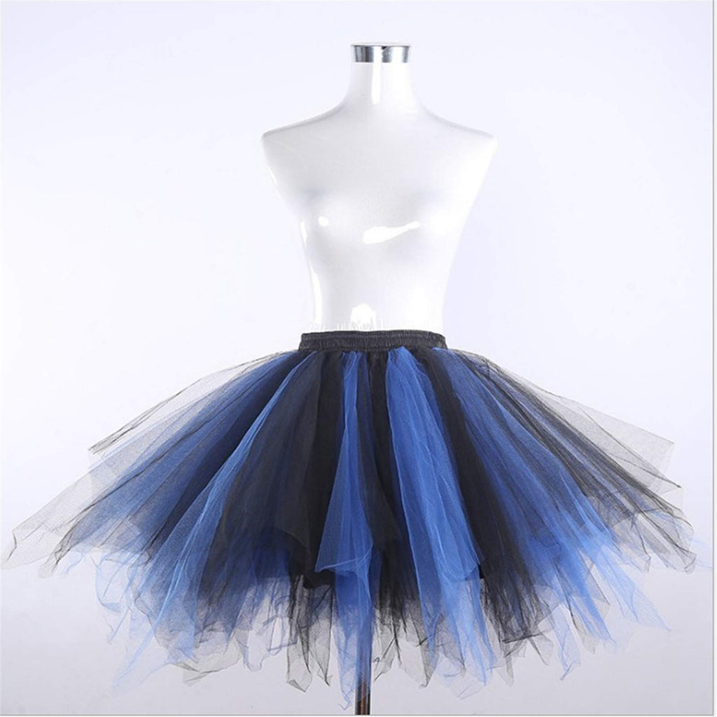 ROSENVY Camille Colorblock Tulle Tutu Skirt