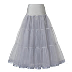 Rosenvy Women's Ankle-Length Crinoline Petticoat Slip
