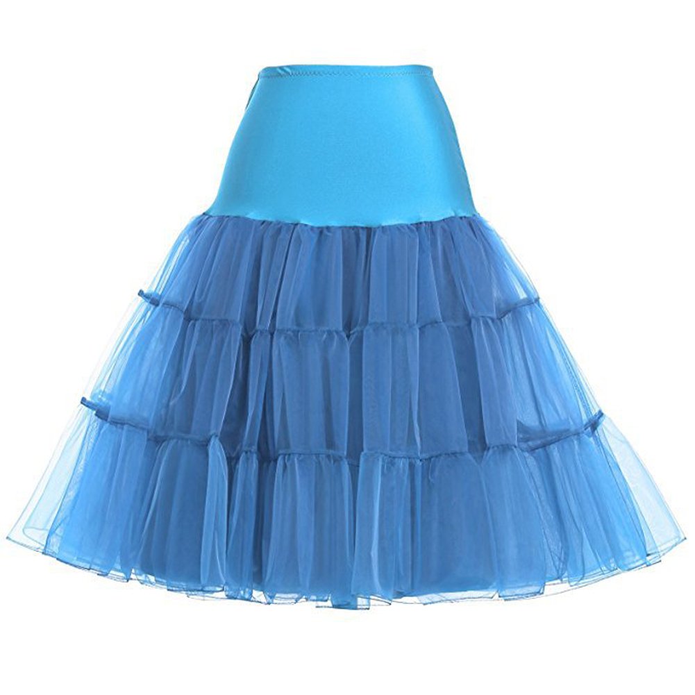 Rosenvy Women's 50s Vintage Rockabilly Petticoat Underskirt