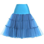 Rosenvy Women's 50s Vintage Rockabilly Petticoat Underskirt