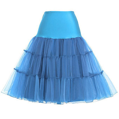Rosenvy Women's 50s Vintage Rockabilly Petticoat Underskirt