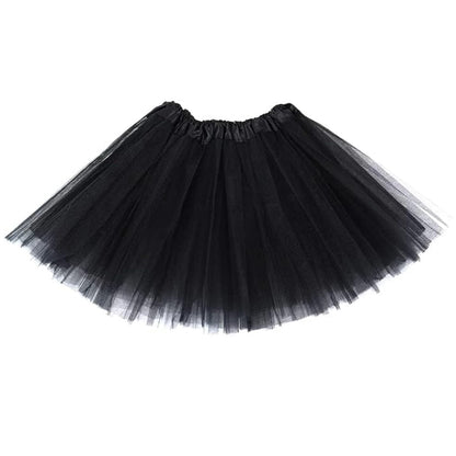 Rosenvy Women’s Colorful 5-Layer Tulle Tutu Skirt