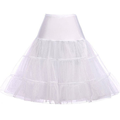 Rosenvy Women's 50s Vintage Rockabilly Petticoat Underskirt