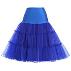 Rosenvy Women's 50s Vintage Rockabilly Petticoat Underskirt