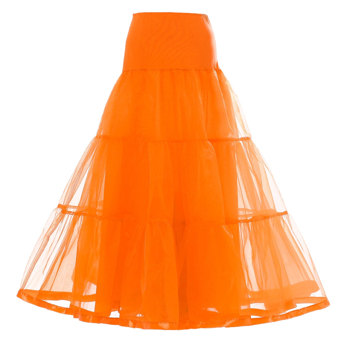 Rosenvy Women's Ankle-Length Crinoline Petticoat Slip