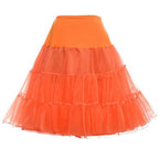 Rosenvy Women's 50s Vintage Rockabilly Petticoat Underskirt