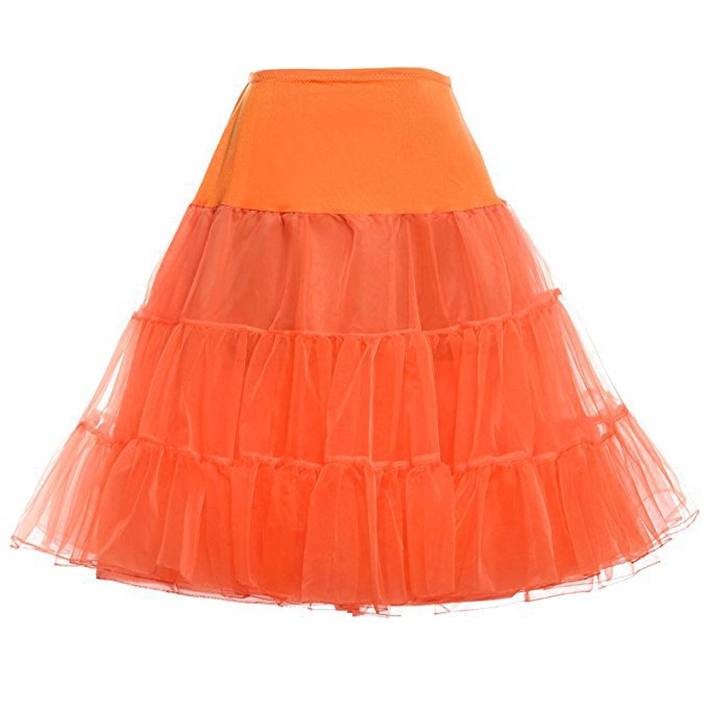 Rosenvy Women's 50s Vintage Rockabilly Petticoat Underskirt