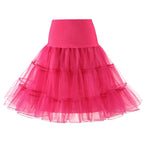 Rosenvy Women's 50s Vintage Rockabilly Petticoat Underskirt