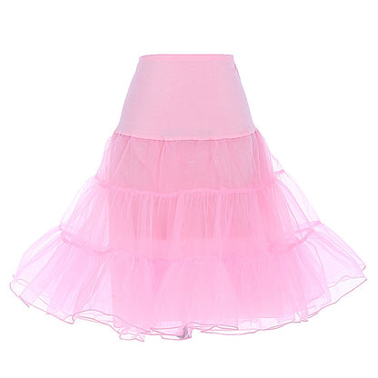 Rosenvy Women's 50s Vintage Rockabilly Petticoat Underskirt