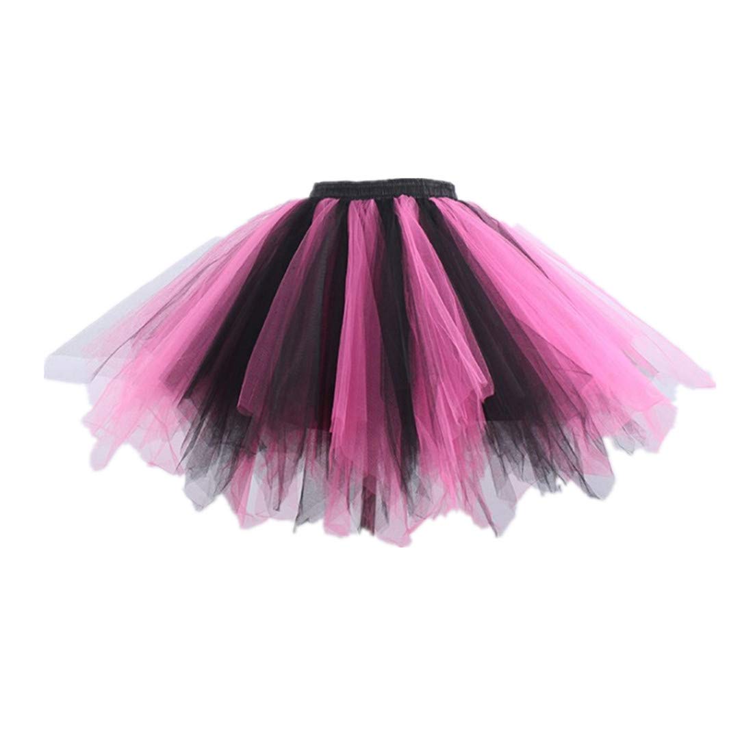 Rosenvy Women's Multicolored Ballet Tulle Tutu Skirt