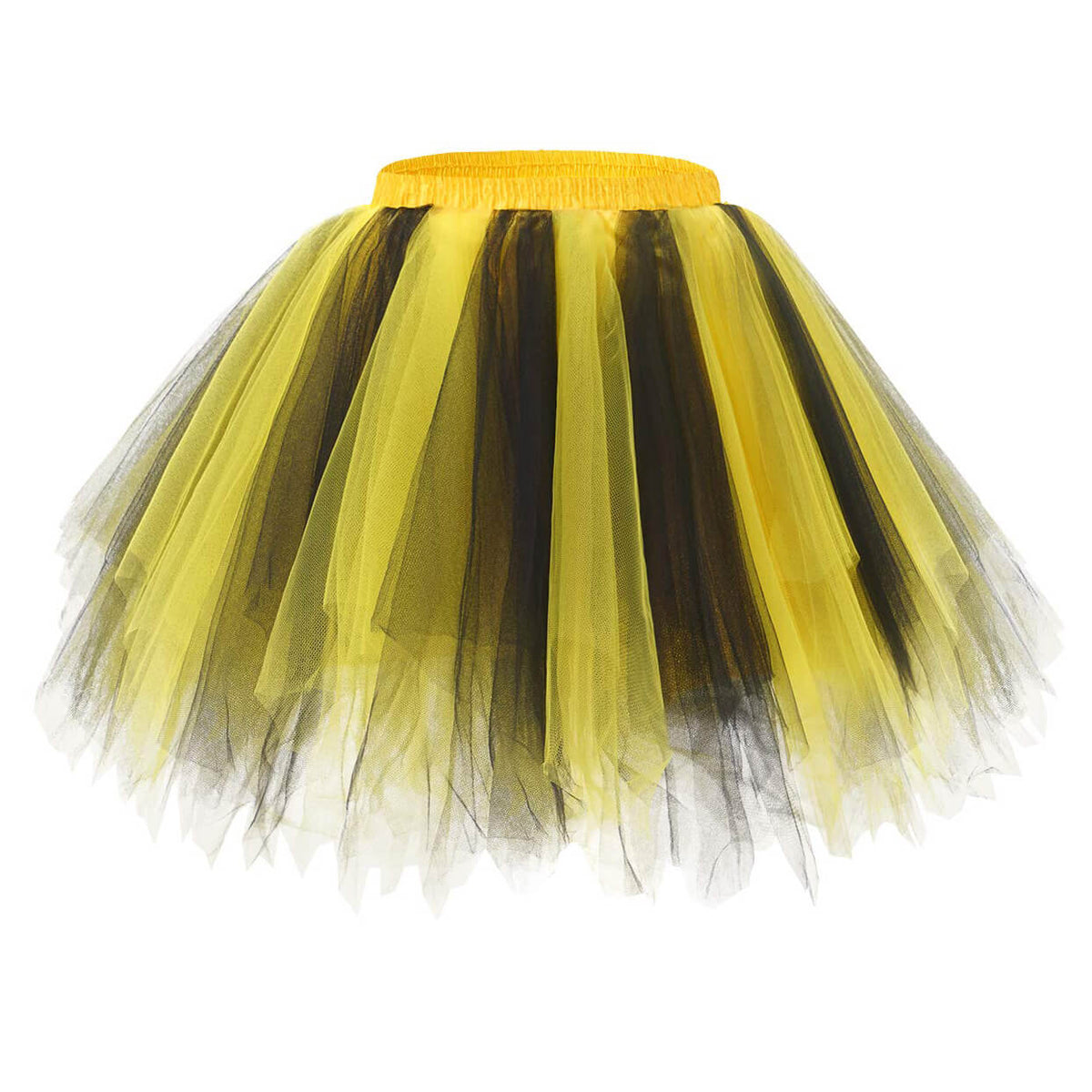 ROSENVY Camille Colorblock Tulle Tutu Skirt