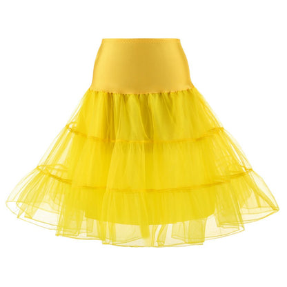 Rosenvy Women's 50s Vintage Rockabilly Petticoat Underskirt