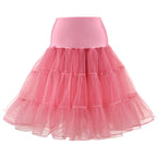 Rosenvy Women's 50s Vintage Rockabilly Petticoat Underskirt