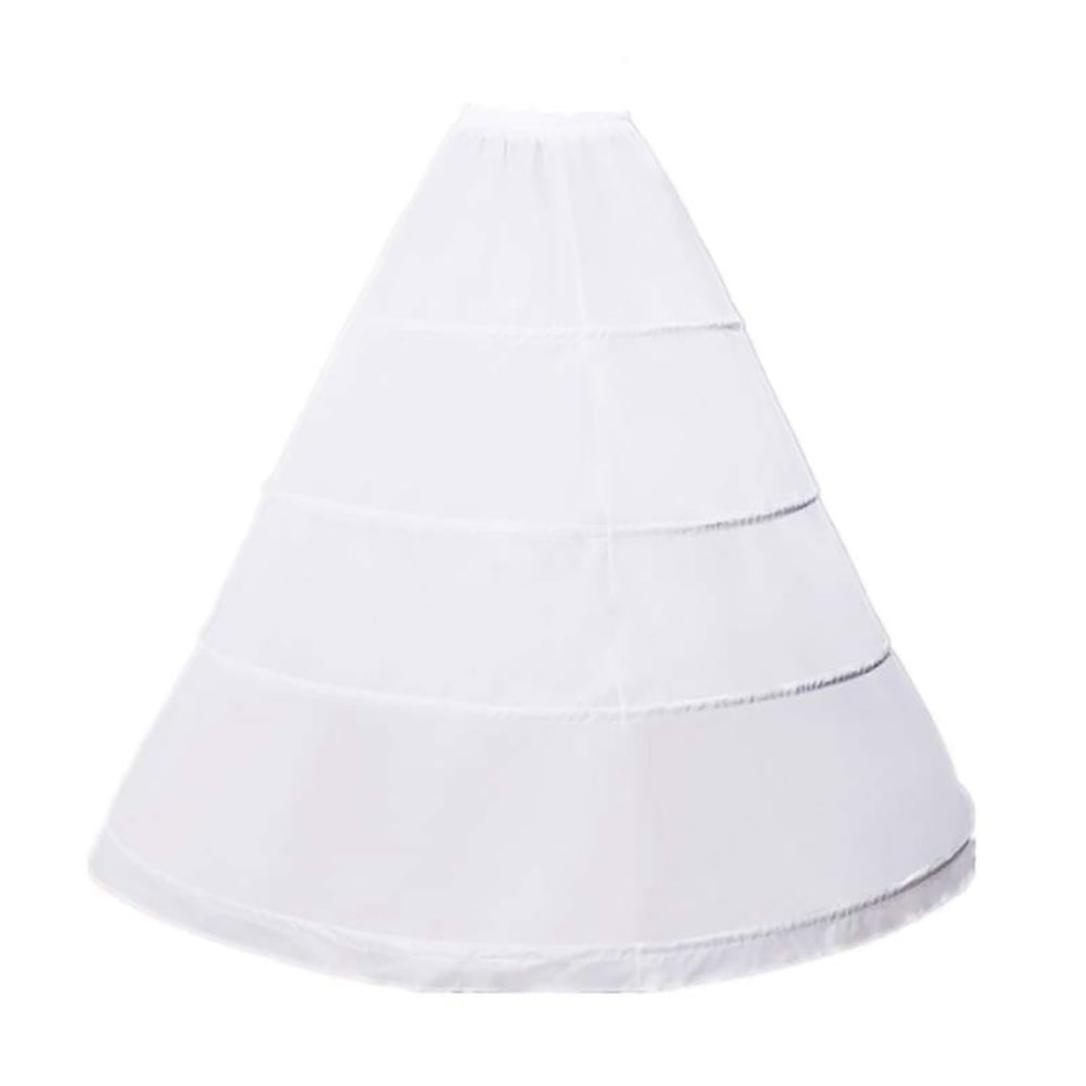 Rosenvy Women’s 4-Hoop Crinoline Petticoat Underskirt for Wedding & Ball Gown