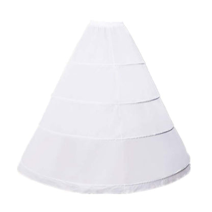 Rosenvy Women’s 4-Hoop Crinoline Petticoat Underskirt for Wedding & Ball Gown