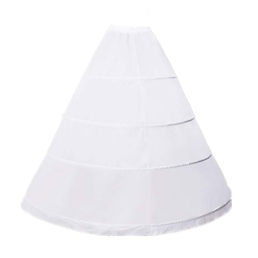 Rosenvy Women’s 4-Hoop Crinoline Petticoat Underskirt for Wedding & Ball Gown