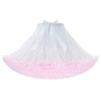 Rosenvy Women's Elastic Waist Puffy Tulle Tutu Skirt