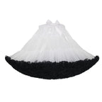 Rosenvy Women's Elastic Waist Puffy Tulle Tutu Skirt