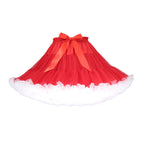 ROSENVY Colette Colorblock Ruffled Tulle Tutu Skirt