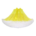 Rosenvy Women's Elastic Waist Puffy Tulle Tutu Skirt