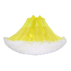 ROSENVY Colette Colorblock Ruffled Tulle Tutu Skirt