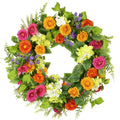 The Summer Meadow Wreath | 20" Colorful Floral Front Door Wreath